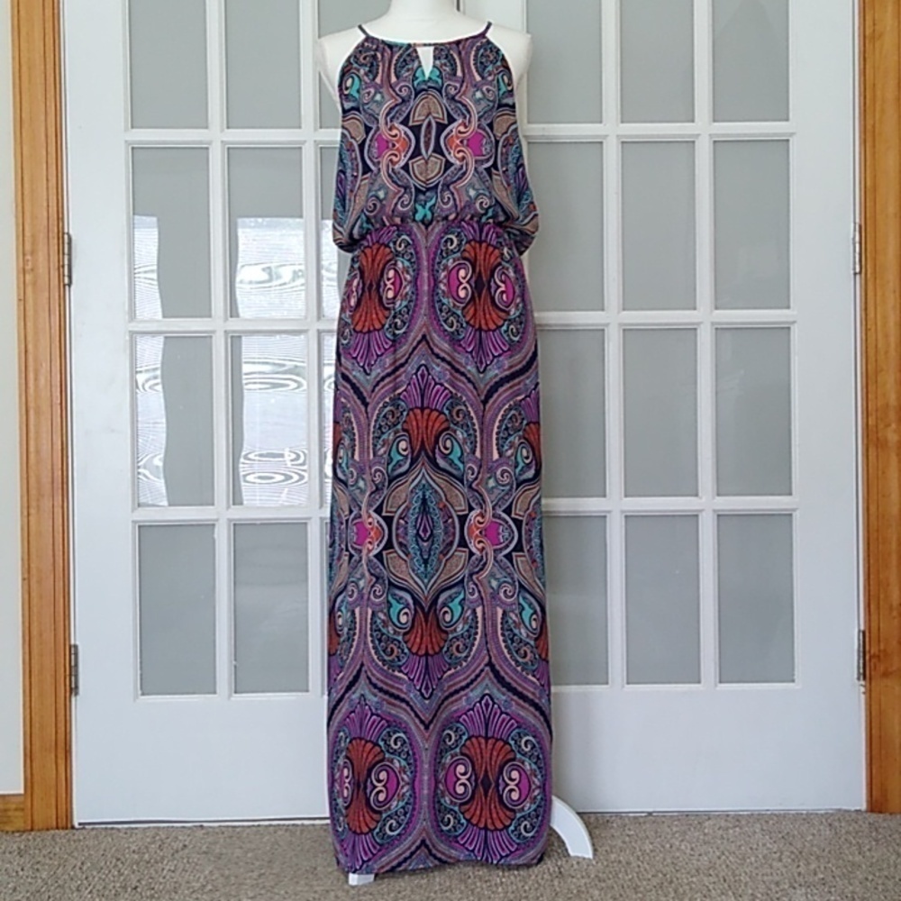 Evereve Allison Joy Maui Paisley Maxi Dress